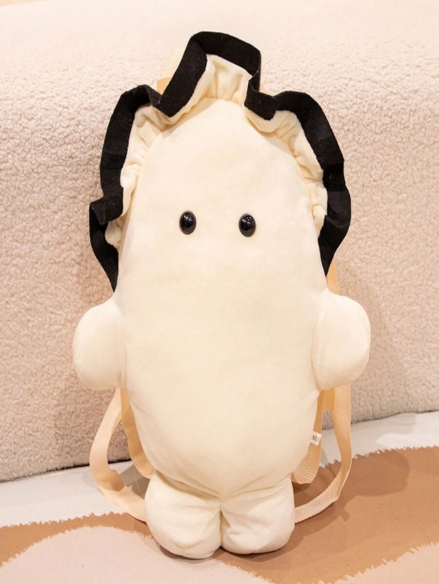 创意牡蛎毛绒背包，青少年卡通背包 - 生蠔背包 - 查看 1