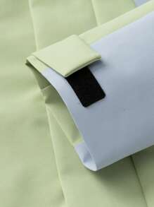 mini bala Kids' Windproof Hooded Jacket, Waterproof Lightweight Outerwear - Pink Green - View 7