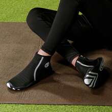 Men's Mid-Top Wading Shoes, Ankle Protection, Quick-Drying, Breathable, Anti-Slip, Beach Shoes - Black - View 9