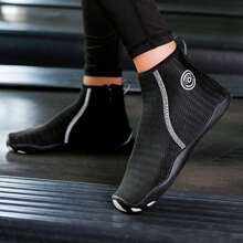 Men's Mid-Top Wading Shoes, Ankle Protection, Quick-Drying, Breathable, Anti-Slip, Beach Shoes - Black - View 7