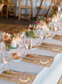 5 件/套粗麻布开斋节餐具收纳袋，带金色新月和灯笼图案，斋月 Kareem 斋月派对装饰，开斋节穆斋月派对礼物，厨房餐桌房间家居装饰，斋月用品 - 查看 6