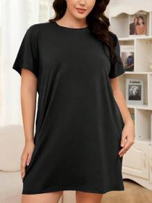 Damskie koszulki do spania w dużych rozmiarach, piżama i bluzka domowa, idealne na romantyczne wieczorne zakupy, idealne dla dziewczyn, rodziny i przyjaciółek, damska koszulka nocna w dużym rozmiarze, może służyć jako koszula nocna lub T-shirt, dwufunkcyjne, luźne, codzienne bluzki