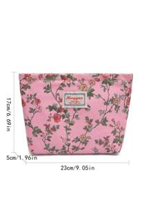 时尚百搭新款 PU 皮革化妆包收纳袋女士小钱包 - 粉色 - 查看 5