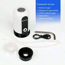 USB-wiederaufladbarer elektrischer Wasserspender, tragbare automatische Wasserpumpe für Flaschenwasser |. Intelligente Haushaltswasserpumpe, kleiner tragbarer elektrischer Druckwasserspender, multifunktionale wiederaufladbare elektrische Wasserpumpe, geeignet für Büros, im Freien und in der Küche