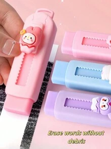 sanrio1 no use One Piece 1pc/3pcs/6pcs Set Random Memetis, Kukumi, Jade Jade Dog Kk Eraser, Clean And Crumb-Free, Cute Elementary School Student Reward Stationery Supplies Kids Creative, Various Colors And Designs, Small And Convenient, Creative High Quality Student Stationery, Exam Stationery, Office Supplies, Family, Friends, Colleague Gifts - Boys, Girls, School Use,Halloween Gifts