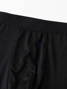 10pcs/Pack Men's Assorted Solid Color Breathable Elastic Waist Briefs, Comfortable Boxers Shorts Underwear, Casual For Plus Size