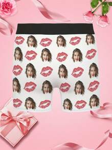 1-Piece Custom Boxers With Faces For Boyfriends, Husbands, Dads, Custom Underwear With Photos, Pictures Boxers, Photos Boxers, Personalized Gifts - Multicolor - View 2