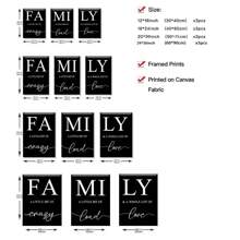 3pcs  Black Home Wall Art Decor Inspirational Quotes Poster A Whole Lot Of Love Print,Family Quotes,Family Sign Canvas Wall Art  Picture Painting  Decor Murals Living Room Restaurants Bedroom Bathroom Kitchen Modern Artwork Decorative Paintings Gifts Stretched And Framed Ready To Hang - 繪畫 - 查看 3