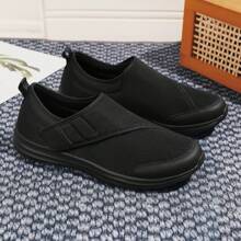 New Walking Shoes, Casual Shoes, Shoes For The Elderly, Home Shoes, Light Breathable, Anti-Slip Wear - Black - View 6