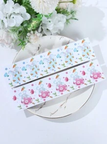 10/24pcs Easter Rabbit Egg Pattern Bottle Stickers, Happy Easter Party Decoration Supplies, Cute Easter Bunny Gift Packaging Stickers, Spring Easter Holiday Water Bottle Wrapping Supplies
