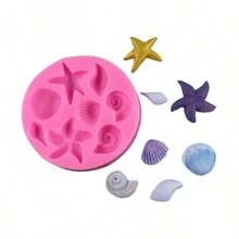 1pc/3pcs Mini Shell Design Silicone Molds, DIY Silicone Candle Molds, Soap, Resin Casting, Handmade Soaps, Wax Melts, Craft Decoration, Holiday Gifts