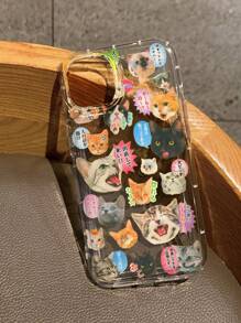 猫联盟印花透明手机壳适用于 iPhone16/11/12/13/14/15/15pro/15 Plus/15 Promax/7plus/8plus/X/Xs Max/Xr/11pro/12pro/13pro/14pro/12mini/13mini/11promax/12promax/13promax/14promax/14plus/6/6s/6plus/7/8/16Pro/16plus/16promax/Se&兼容三星 Galaxy/A54/A14/A12/A13/A15/A32/A33/A24/A52S/S20/S21/S22/S23/S24/S23Plus/S24ultra 防水防震防摔防刮 - 彩色 - 查看 1