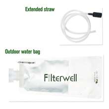 Ultra-Portable Personal Water Filter Straw – 99.99% Bacteria Removal | For Camping & Travel - Army Green - View 6