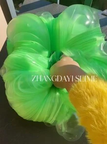 Stress Relief Crystal Mud Slime Large Box, Colorful Fluffy Slime - Multicolor - View 10