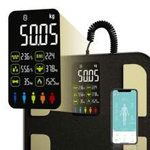Bathroom Scale For Body Weight 8 Electrode Smart BMI Digital Weight Scale Full Body Composition Analyzer - 1 - View 2