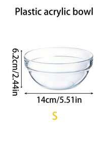 1 pièce bol à salade en acrylique transparent, bol à eau et sucre circulaire en plastique anti-chute à usage commercial, bol en plastique, bol à fruits et légumes, tasse à laver à la main en PC, bol à salade anti-chute, bol à fruits lotus, seau à fruits, légumes, bol à thé en plastique, bol circulaire, bol de service à salade pour cuisines, fêtes, vacances et célébrations, service, réutilisable, petits bols à dessert pour la préparation de la cuisine, le dessert, les trempettes et les bonbons ou les bols à noix, cuisine, cadeau de Noël