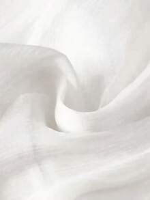 Spódnica z szyfonu w jednolitym kolorze, elastyczna, średniej długości, z podszewką, elegancka i wyszczuplająca, odpowiednia na wiosnę/lato, dojazdy do pracy, odzież na wakacje