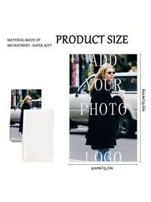 Personalized Towels, Custom Photo Towels Hotel And Spa Quality, Super Soft, Highly Absorbent, Bathroom Set, Soft And Comfortable, Suitable For Bathroom Kitchen Use, Valentine's Day, Easter, New Year, Christmas, Festival Custom Towels, Custom Personalized Towels, Print Photos For Friends, Couples, Family, Colleagues, Ideal Gifts For Birthdays, Anniversaries, Towels, Hand Towels, Handkerchiefs, Kitchen Supplies, Promotional Gifts, Towels - Multicolor - View 2