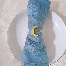 3/4/5/6/8 Pcs Serviette Holders, Hotel Supplies Napkin Rings, Home & Kitchen Dining Table Decor, Metal Napkin Rings In Multiple Colors, Suitable For Everyday Use, Parties, Guests, All Seasons - Multicolor - View 4