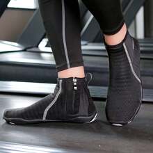 Men's Mid-Top Wading Shoes, Ankle Protection, Quick-Drying, Breathable, Anti-Slip, Beach Shoes - Black - View 8