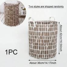 1 pieza - Cesta para ropa sucia con diseño creativo de tela, cubo de almacenamiento plegable, cesta de almacenamiento de juguetes y ropa sucia impermeable, cesta de la colada, organizador de baño, cesta, cesta de almacenamiento, cesta de lavandería plegable