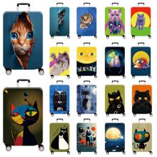 1pc Animal Print Pattern Series, Thickened Suitcase Protective Cover, Thickened Luggage Accessories, Suitable For Business, Business Trip, Vacation, Travel, Luggage Drop-Off, Back To School, Add Color To Your Suitcase. Suitable For 20-28 Inch Boxes. Graduation Travel Accessories Summer Travel Essentials Bag For School School Accessories School Stuff - Multicolor - View 2