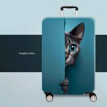 1pc Animal Print Pattern Series, Thickened Suitcase Protective Cover, Thickened Luggage Accessories, Suitable For Business, Business Trip, Vacation, Travel, Luggage Drop-Off, Back To School, Add Color To Your Suitcase. Suitable For 20-28 Inch Boxes. Graduation Travel Accessories Summer Travel Essentials Bag For School School Accessories School Stuff - Multicolor - View 18