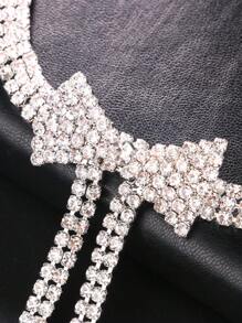 Party 1pc Luxury Copper Alloy Rhinestone Decor Waist Chain For Women For Daily Life Halloween