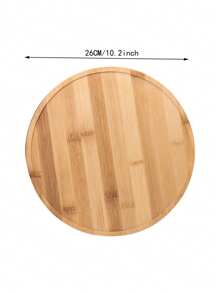 Świąteczny stojak na ciasto z drewna, taca do serwowania, miska na sałatkę, wielofunkcyjny dekoracyjny talerz na owoce, słodycze, ciasteczka, chleb, odpowiedni na zewnątrz, wesele, imprezę, prezent, urodziny, rocznicę, pudełka na lunch, pudełka bento, wystrój domu, prezent na Nowy Rok - Wielokolorowe - Zobacz 10