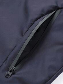 Chaqueta con capucha con cremallera, de corte suelto y ligera para hombre, casual y para exteriores, apta para primavera y otoño