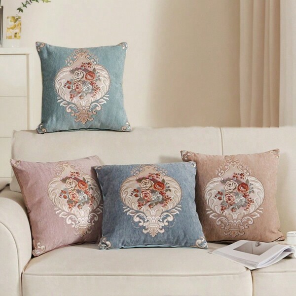 1 pezzo 45cm*45cm Federa per cuscino di lusso e stile nordico per divano in tessuto jacquard