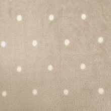 Soft Polka Dot Blanket Queen Extra Soft Anti-Allergic - 米色 - 查看 4