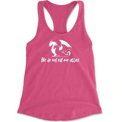 We Do Not Eat Our Allies Fourth Wing Basgiath Racerback Tank Top For Women