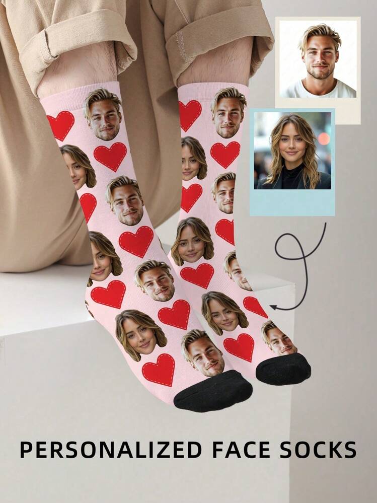 1 Pair Custom Face Socks, Custom Photo Sock, Custom Printed Socks, Personalized Funny Face Socks, Custom Picture Socks, Put Any Face On The Socks, Anniversary Gift, Valentine Gift, Birthday Gift, Wedding Gift Dawg Adorable,Contracted,Funny,Cozy Custom,Personalized,Unique,Customized Personalized Gifts For Men/Women Ideal Gifts For Him Boyfriend,Friends Bedroom,For Weddings,For Holiday,For Anniversaries,For Birthdays,Dawg,Colorful,Cute,Adorable,Contracted,Funny,Custom,Unique,Customized,Personalized,Ideal Gifts For Him,Ideal Gifts For Her,Boyfriend,Girlfriend,Family,Friends,Her,Chic Autumn