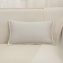 1pc Chenille Braided Decorative Throw Pillow Case For Living Room, Sofa, Bedroom