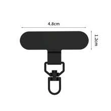 360° Rotating Stainless Steel Mobile Phone Lanyard Connector, Ultra-Thin Metal Patch, Rope Attachment, Universal Mobile Phone Accessories - Multicolor - View 2