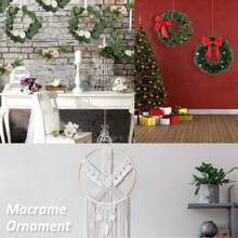 10/20 CÁI 2.8x150mm Kim Loại Dreamcatcher Dreamcatcher Nhẫn Macrame Thủ Công Vòng Ardent - Vàng - Xem 4