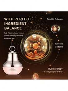YCZ Retinol Vibrating Eye Cream 50g - Satisfies Fine Lines, Tightens Skin, Contains Hyaluronic Acid And Glycerin - Formaldehyde-Free Daily Skin Care, Suitable For All Skin Types - 粉色 - 查看 3