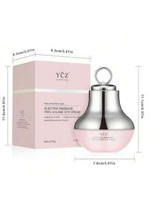 YCZ Retinol Vibrating Eye Cream 50g - Satisfies Fine Lines, Tightens Skin, Contains Hyaluronic Acid And Glycerin - Formaldehyde-Free Daily Skin Care, Suitable For All Skin Types - 粉色 - 查看 5
