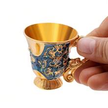 Futchoy European Coffee Cup And Teapot Set Tea Set Set For Tea Table Decoration - Màu xanh lam - Xem 8