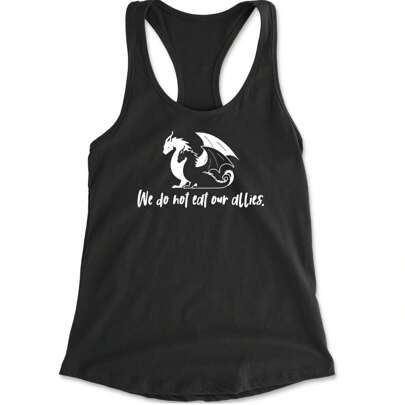 We Do Not Eat Our Allies Fourth Wing Basgiath Racerback Tank Top For Women