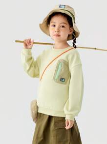 mini bala Tween Girl' Breathable Sweatshirt, And Cool Spring Layer