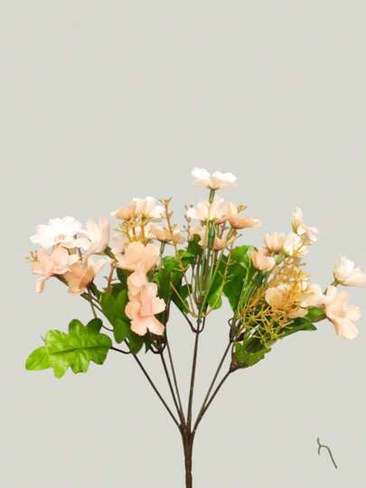 Buquê de Mini Margarida artificial com 7 galhos de flores