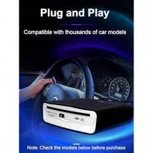 Unrsal CD Player For Car - Portable CD Player With Extra USB Extension Cable Compatible With Car USB Port Laptop TV  Computer Android 4.4 And Above - Black1 - View 2