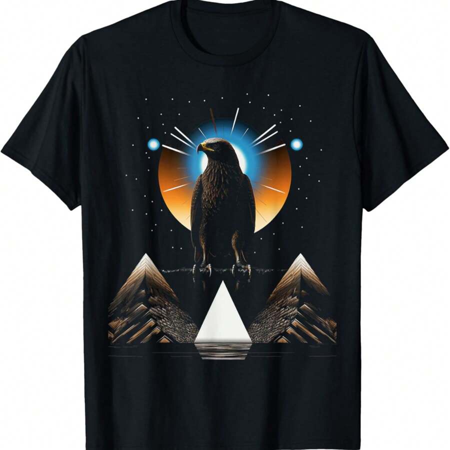 Eagle Animal Zoo Illustration Eagle T-Shirt