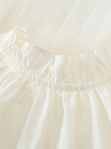 mini bala 女童公主裙，甜美网纱拼接中国龙年派对礼服