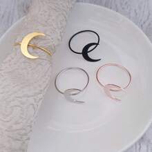 3/4/5/6/8 Pcs Serviette Holders, Hotel Supplies Napkin Rings, Home & Kitchen Dining Table Decor, Metal Napkin Rings In Multiple Colors, Suitable For Everyday Use, Parties, Guests, All Seasons - Multicolor - View 21