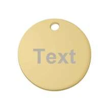 Customizable 10 Font Options, 4 Color Choices, Personalized Pet Name And Contact Information Tag, Stainless Steel Anti-Lost Name Plate For Cats And Dogs - Multicolor - View 90