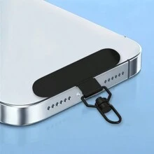 360° Rotating Stainless Steel Mobile Phone Lanyard Connector, Ultra-Thin Metal Patch, Rope Attachment, Universal Mobile Phone Accessories - Multicolor - View 11