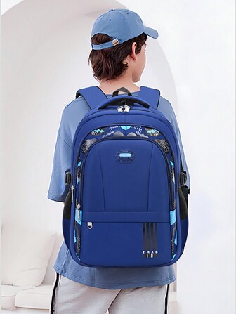 New Elementary School Backpack For Aged 1-3-6 And 6-12, Lightweight And Casual Classic Children's Backpack, Large Capacity Student Backpack